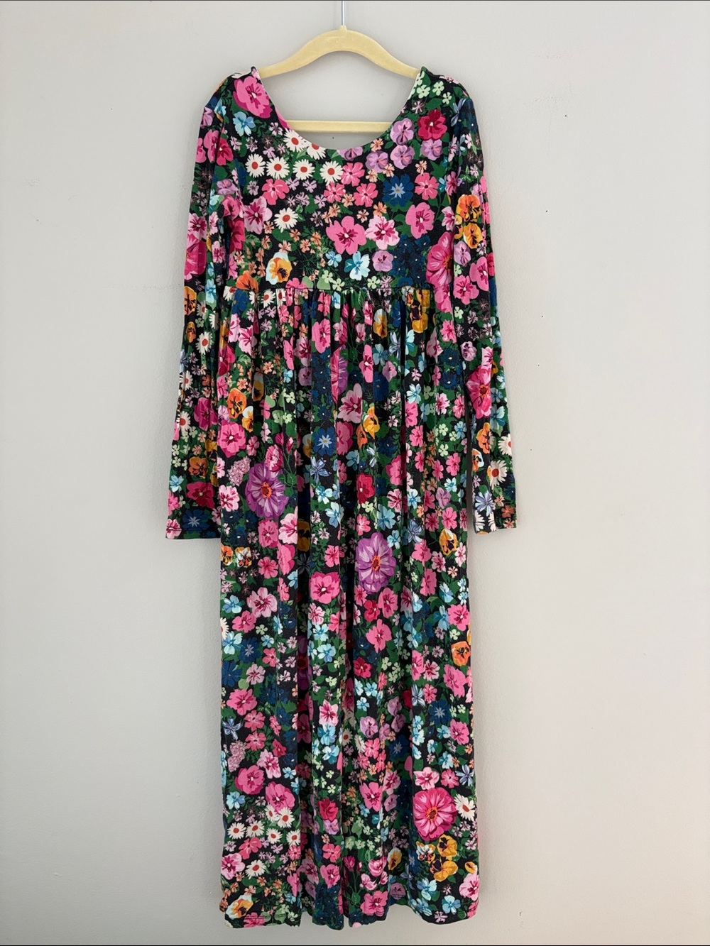 Gigi & Max Floral Long Sleeve Leggy Romper